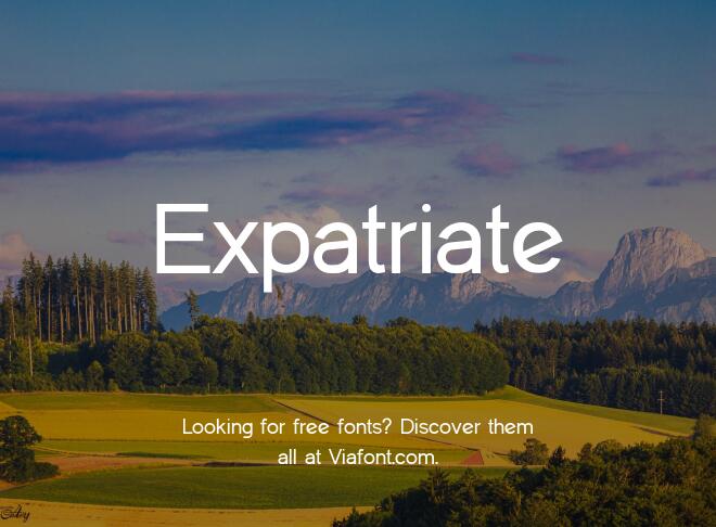 Expatriate Font