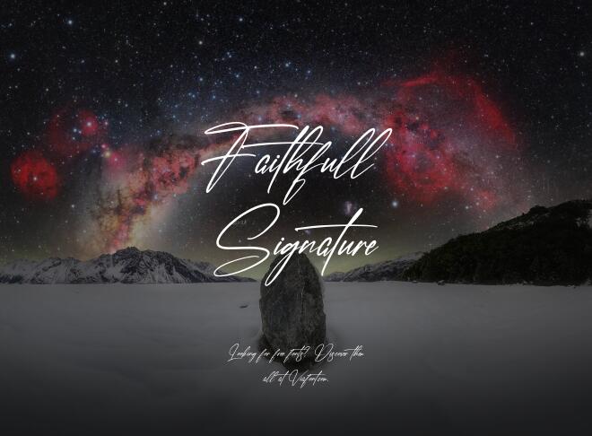 Faithfull Signature Font