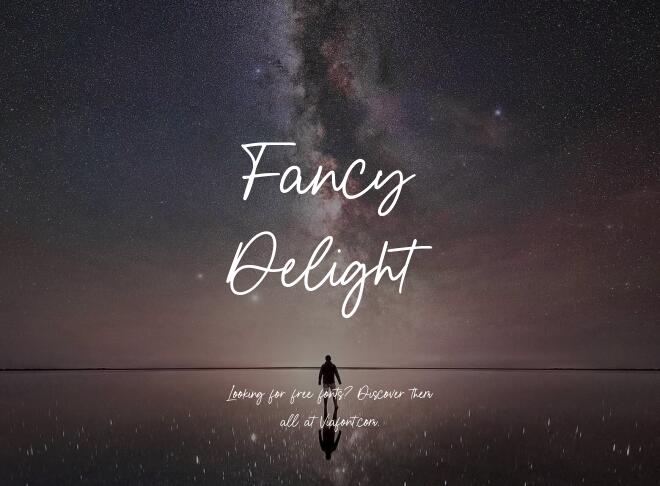 Fancy Delight Font