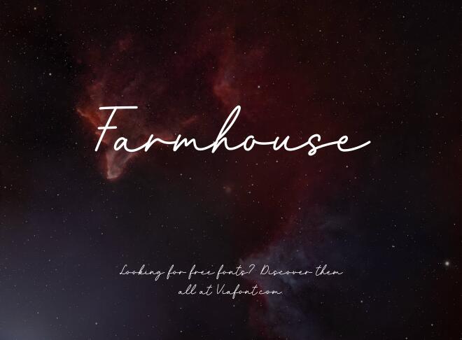 Farmhouse Font