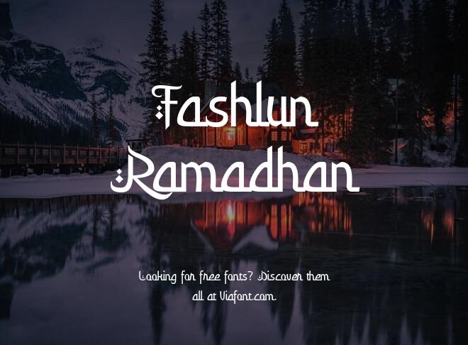 Fashlun Ramadhan Font