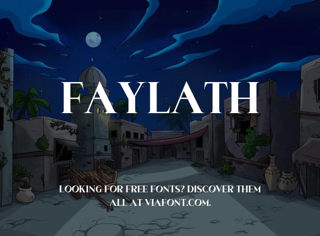 Faylath Font