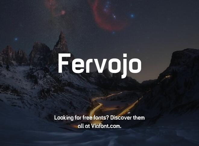 Fervojo Font