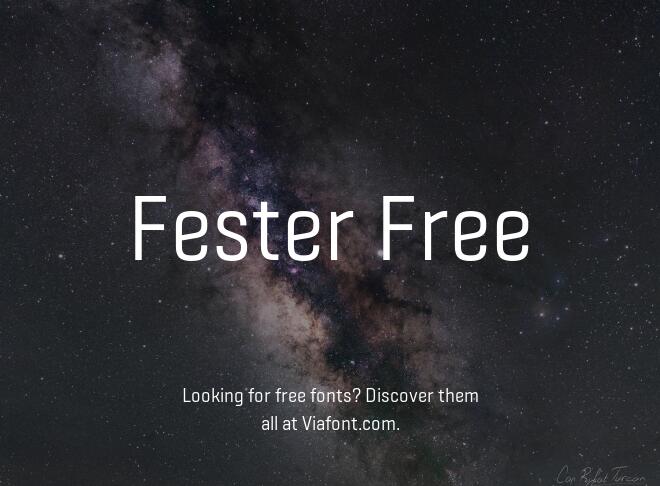 Fester Free Font