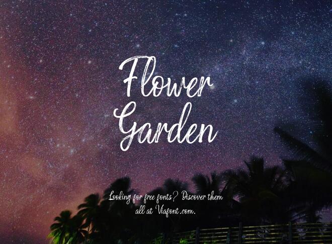 Flower Garden Font