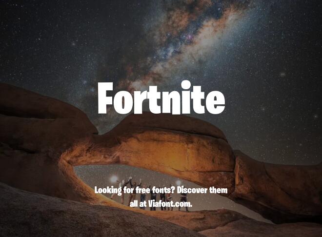 Fortnite Font