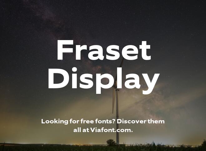 Fraset Display Font