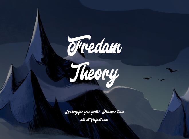 Fredam Theory Font