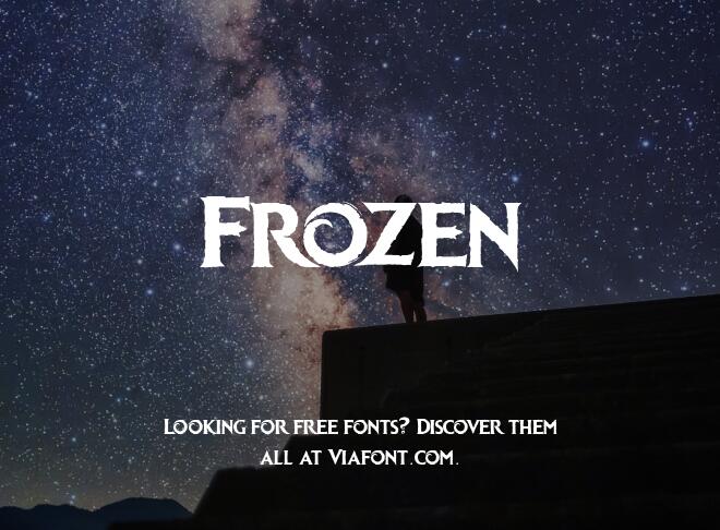 Frozen Font
