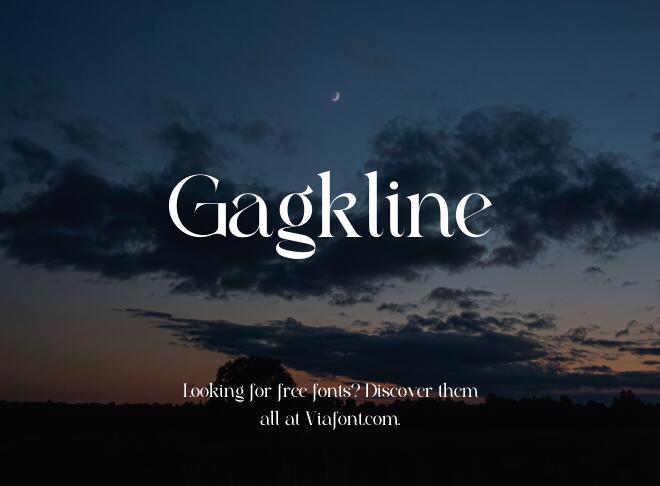 Gagkline Font
