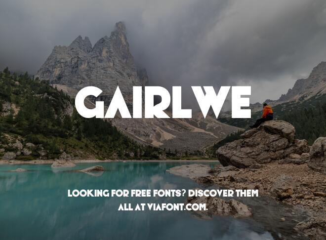 Gairlwe Font
