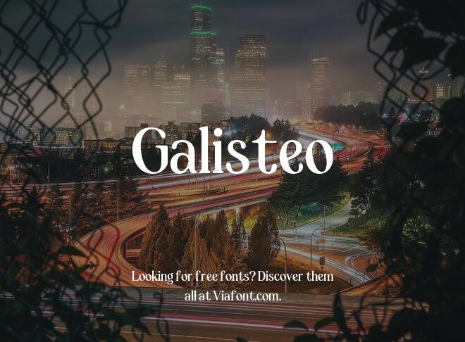 Galisteo Font