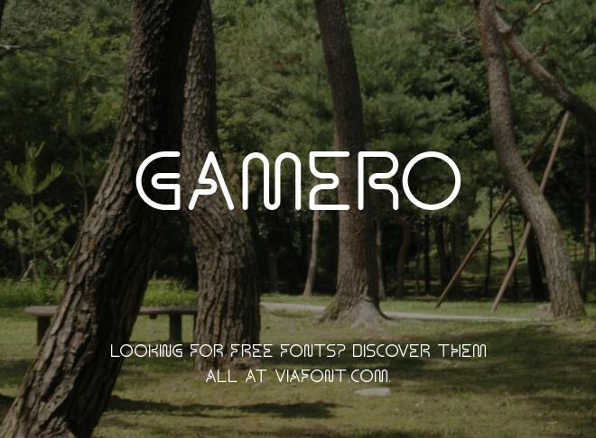 Gamero Font