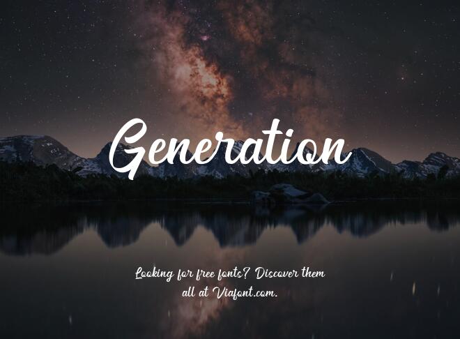 Generation Font