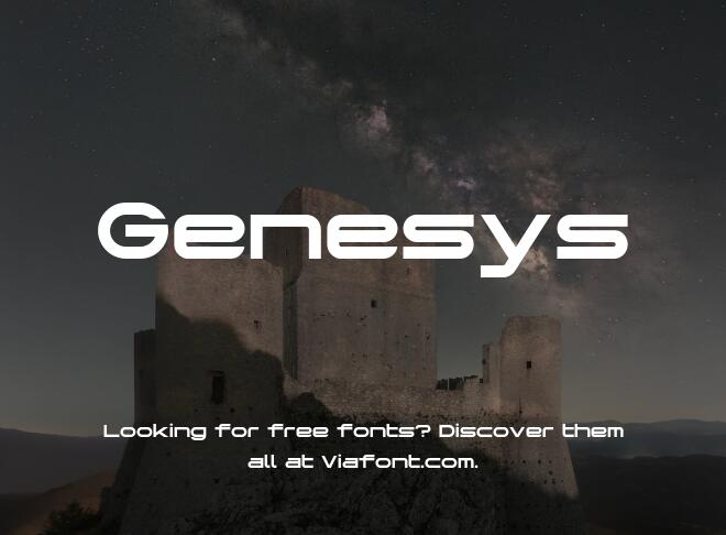 Genesys Font