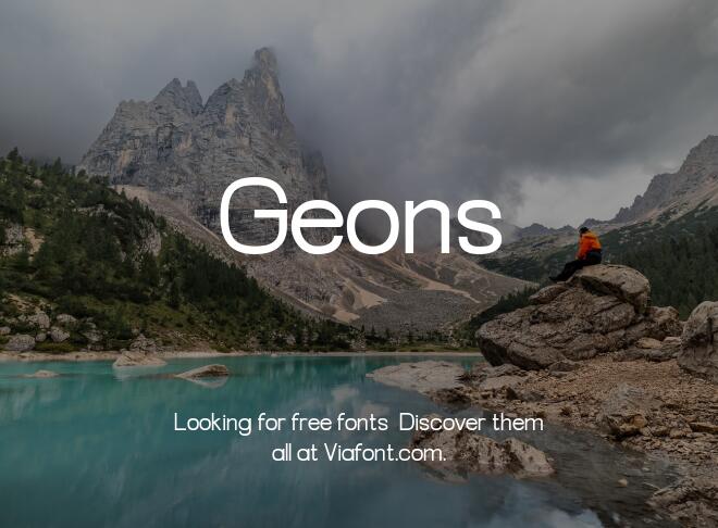 Geons Font