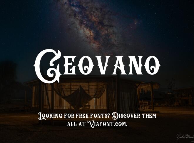Geovano Font