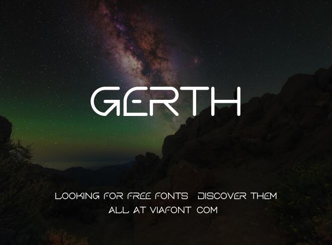 Gerth Font