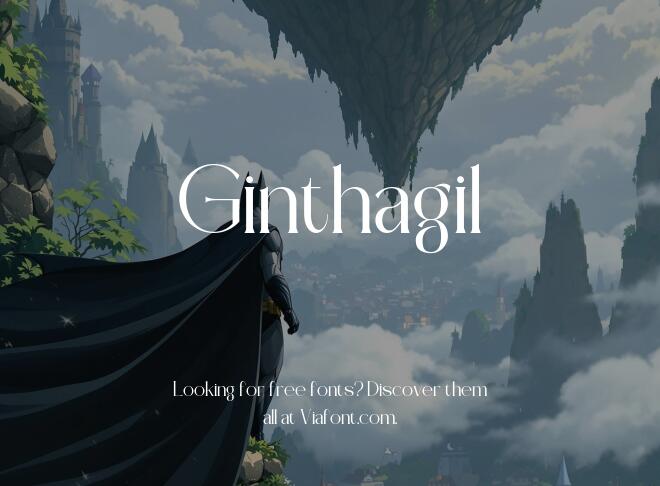 Ginthagil Font