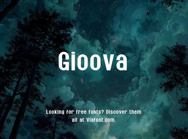 Gioova Font