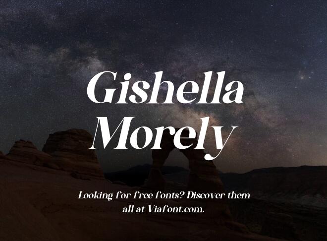 Gishella Morely Font