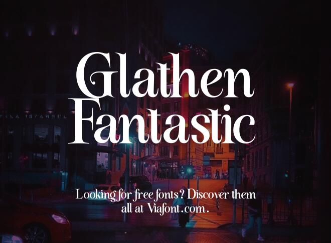 Glathen Fantastic Font