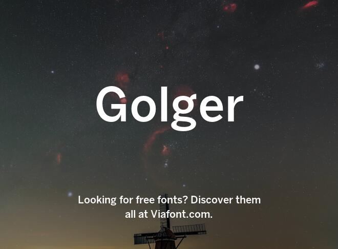 Golger Font