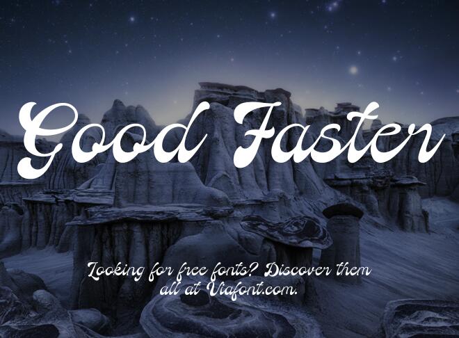 Good Faster Font