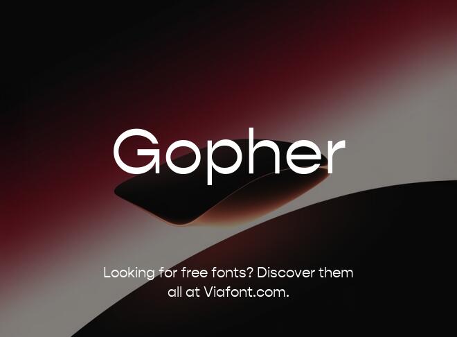 Gopher Font Family