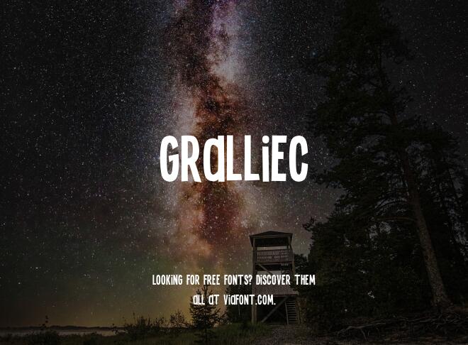Gralliec Font