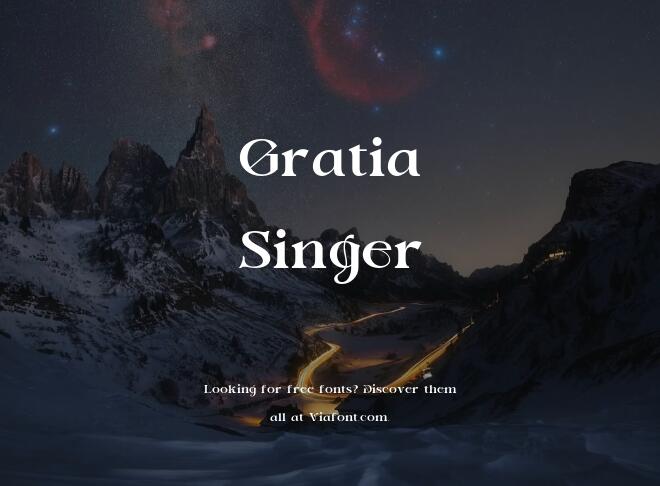 Gratia Singer Font