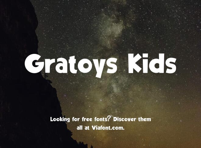 Gratoys Kids Font