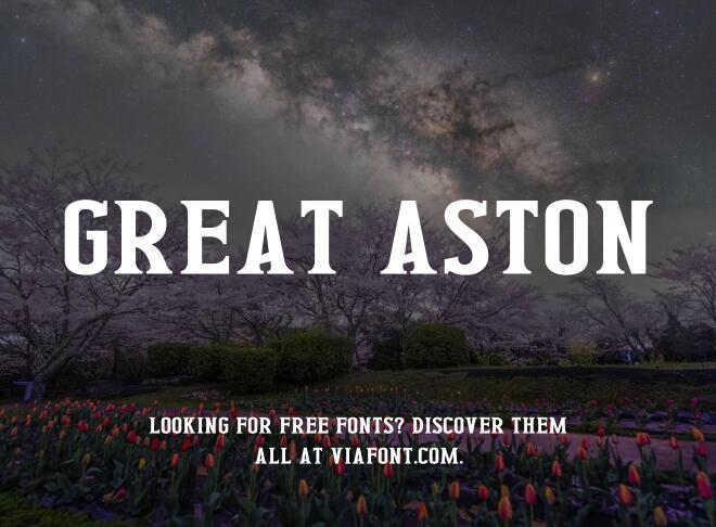 Great Aston Font