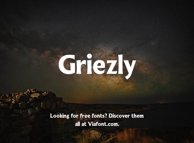 Griezly Font