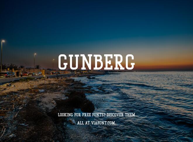Gunberg Font