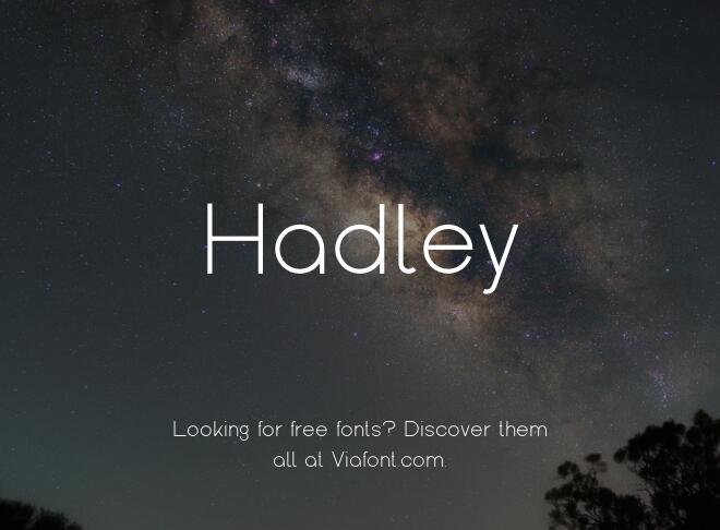 Hadley Font