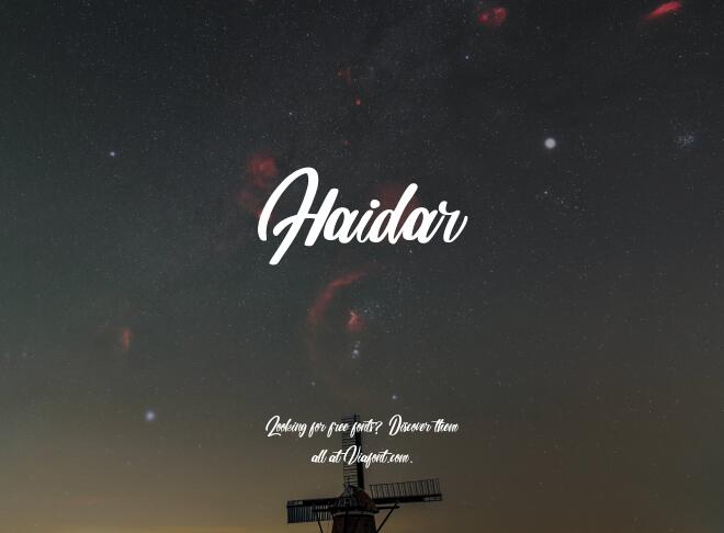Haidar Font