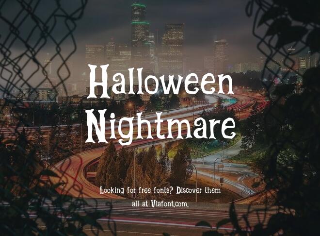 Halloween Nightmare Font