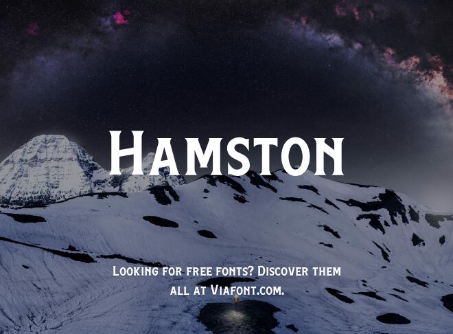 Hamston Font