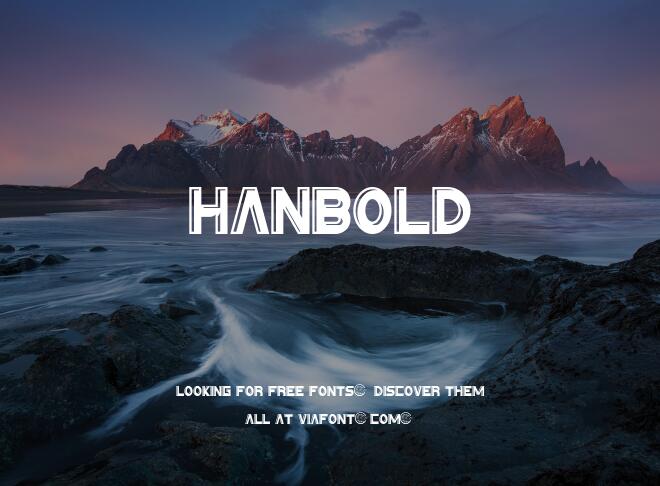 Hanbold Font