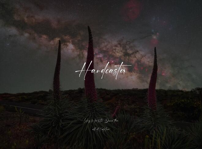 Handcaster Font