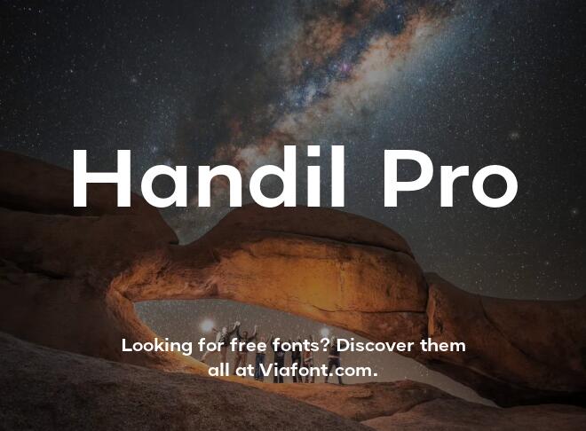 Handil Pro Font