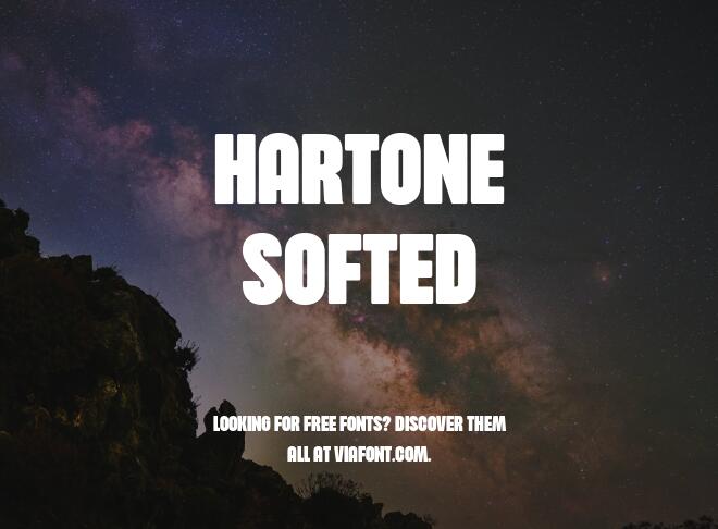 Hartone Softed Font