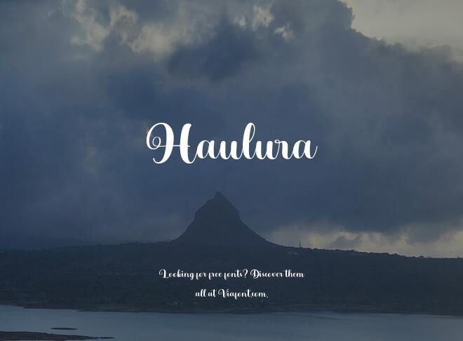 Haulura Font