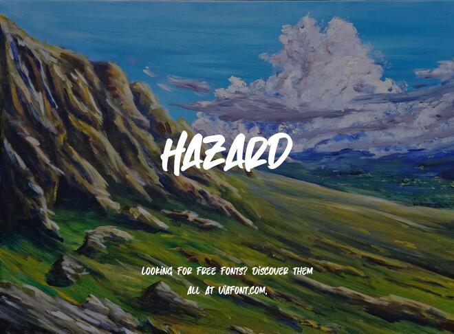 Hazard Font