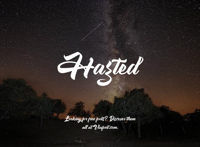 Hazted Font