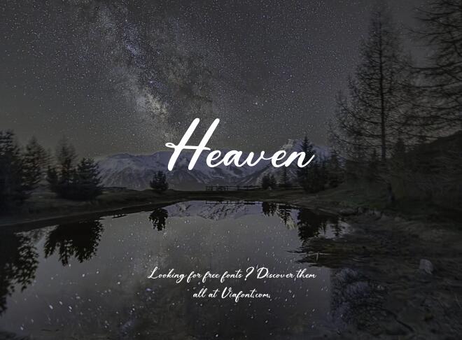 Heaven Font