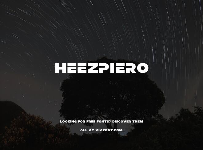 Heezpiero Font