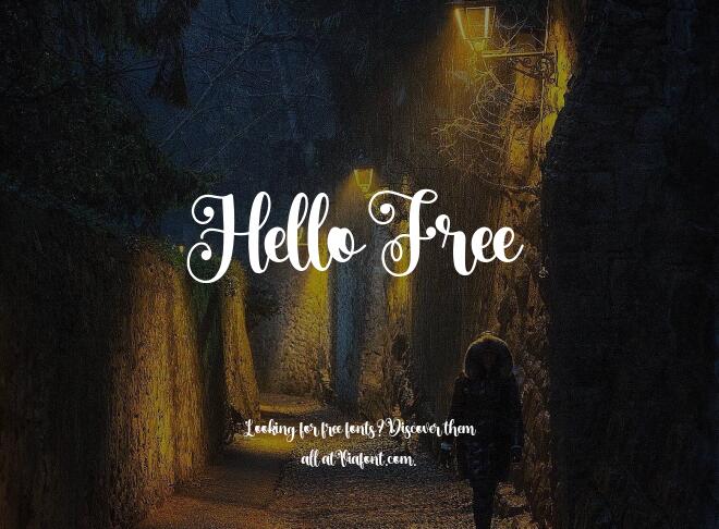 Hello Free Font