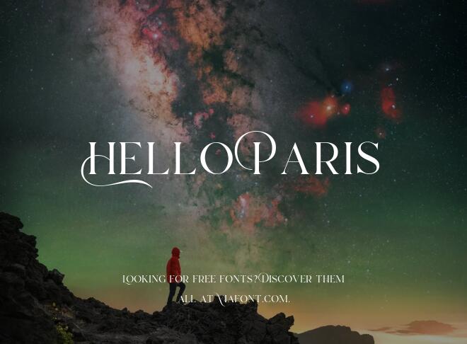 Hello Paris Font